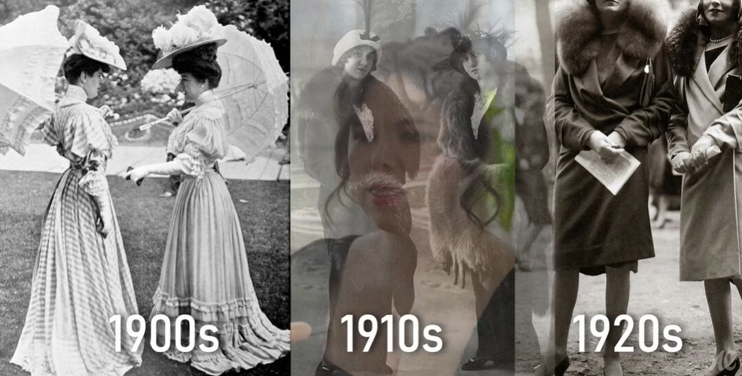 Abby Cox overlaid on images of 1920s women wearing cloches